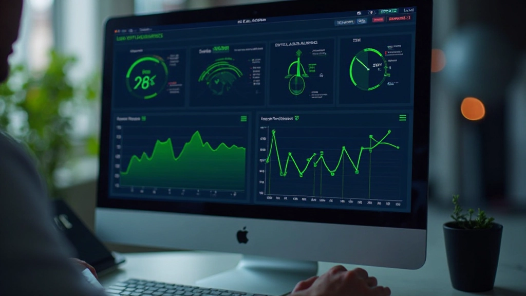 Performance optimization dashboard met real-time metrics en laadtijden analyse