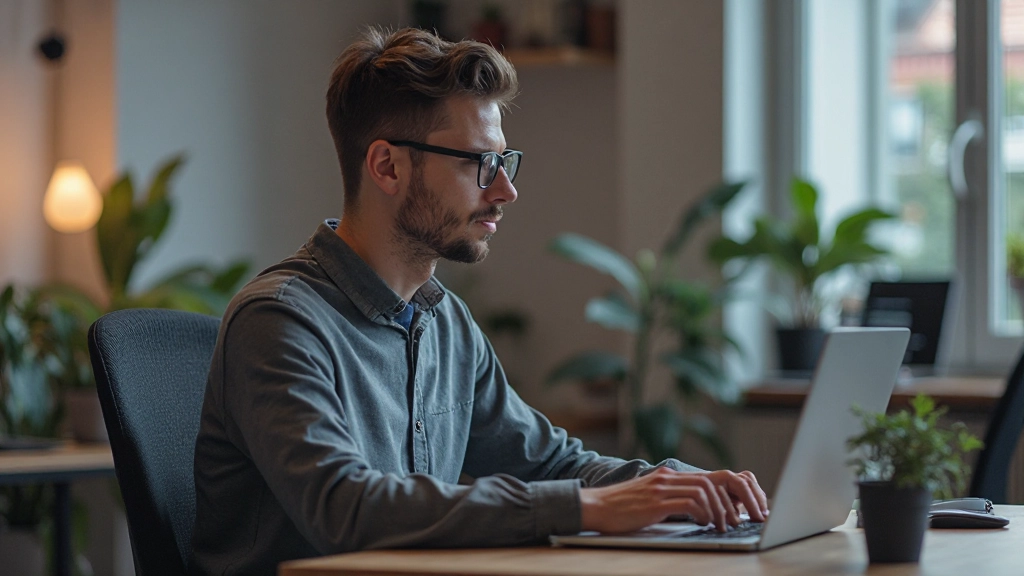 Laptop scherm met open ImageOptim tool en folder vol afbeeldingen klaar voor batch compressie